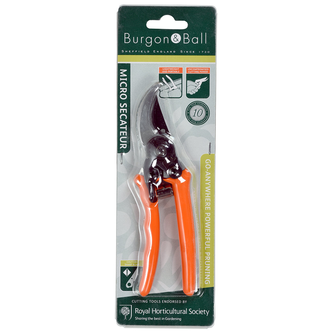 Micro Secateur - RHS Endorsed Terracotta handle
